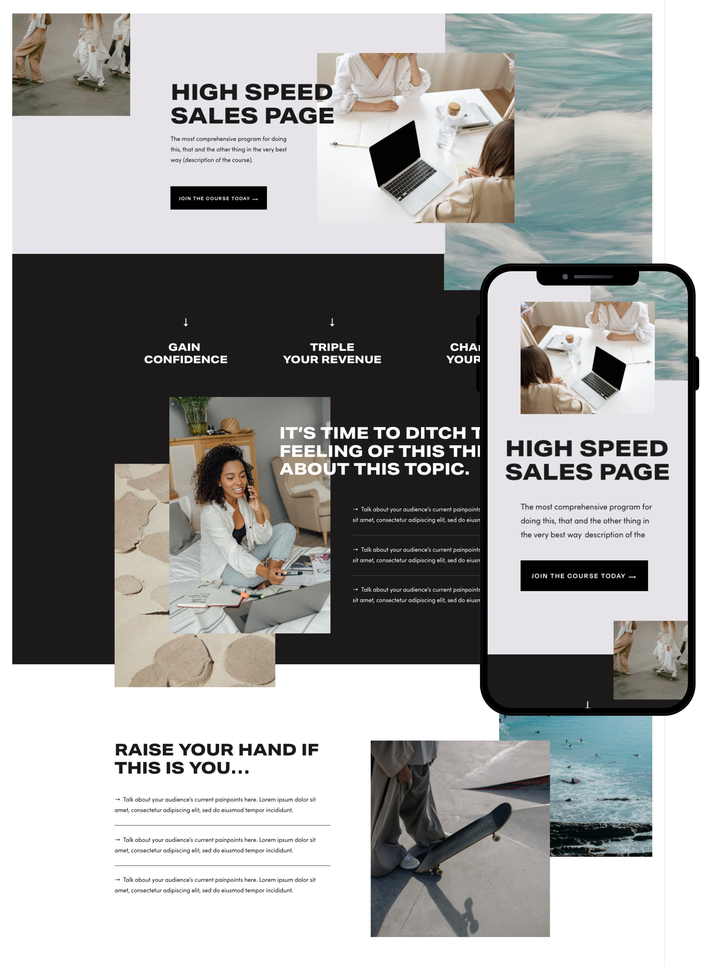Sales Page Design | Elite Launch Design - Create in Glasgow, Uk for Higher Conversions
