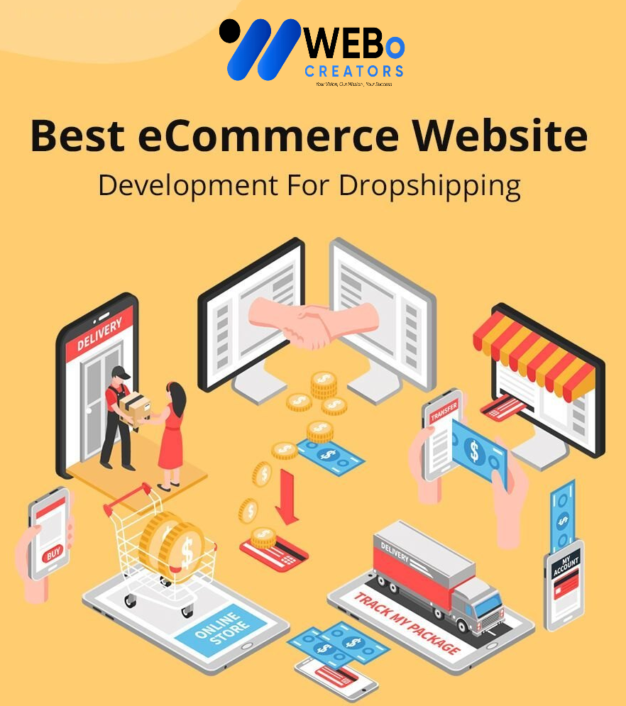 Modern Shopify dropshipping store design for online selling in Glasgow, Uk 2026