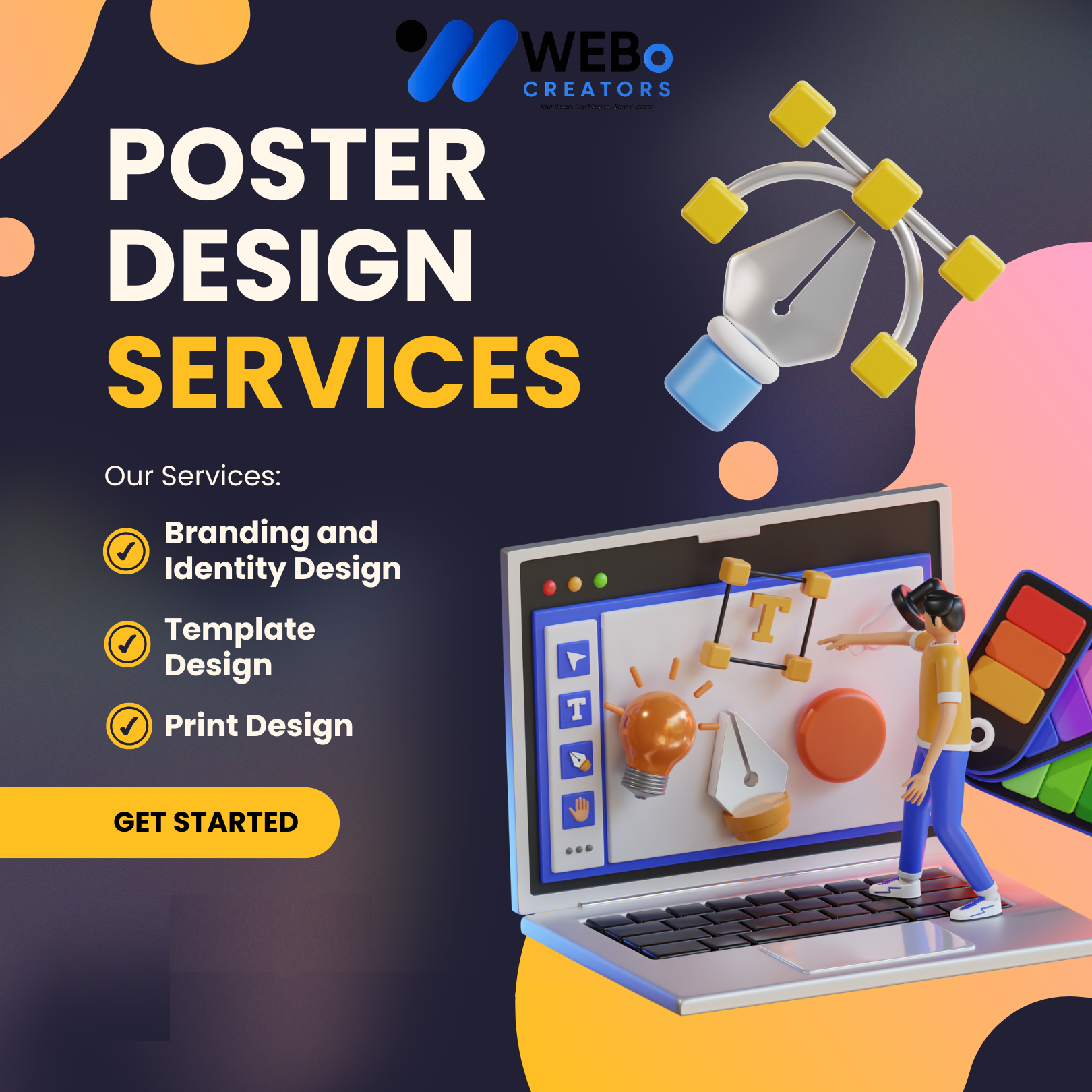 Poster Design Service | Get Powerful Advertising Poster in Glasgow, Uk for Business and Events