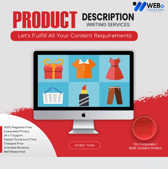 Product Description Writing Services | Best Digital Marketing Agency | Web Design in Glasgow, Uk for online stores