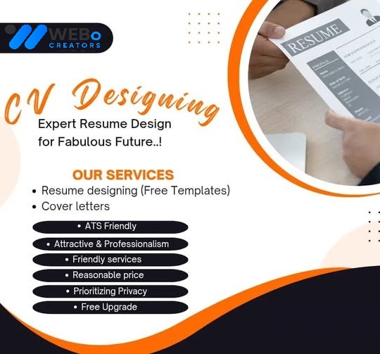 Resume and CV Design Services | Modern curriculum vitae in Glasgow, Uk